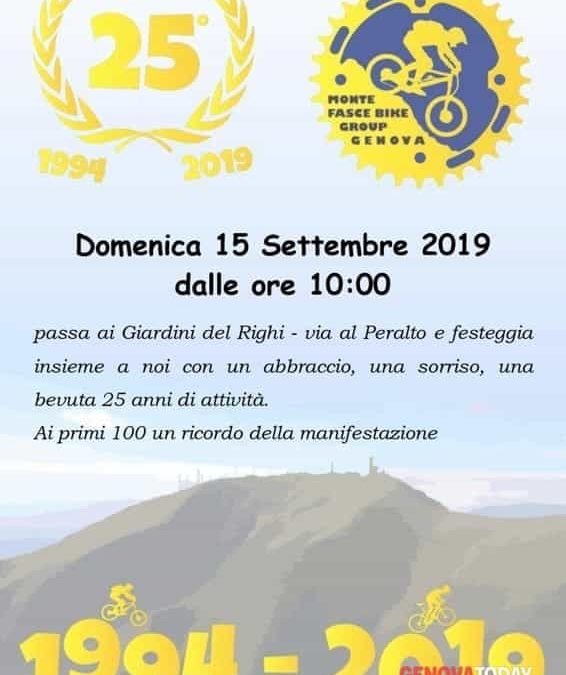 Il Monte Fasce Bike Group festeggia 25 anni di pedalate